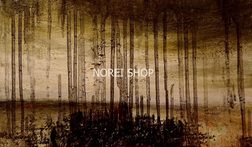 油彩画 原画「音の無い反抗」