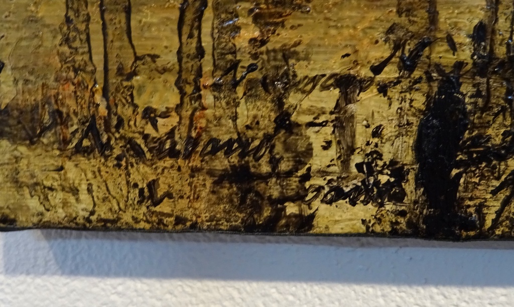 油彩画 原画「音の無い反抗」