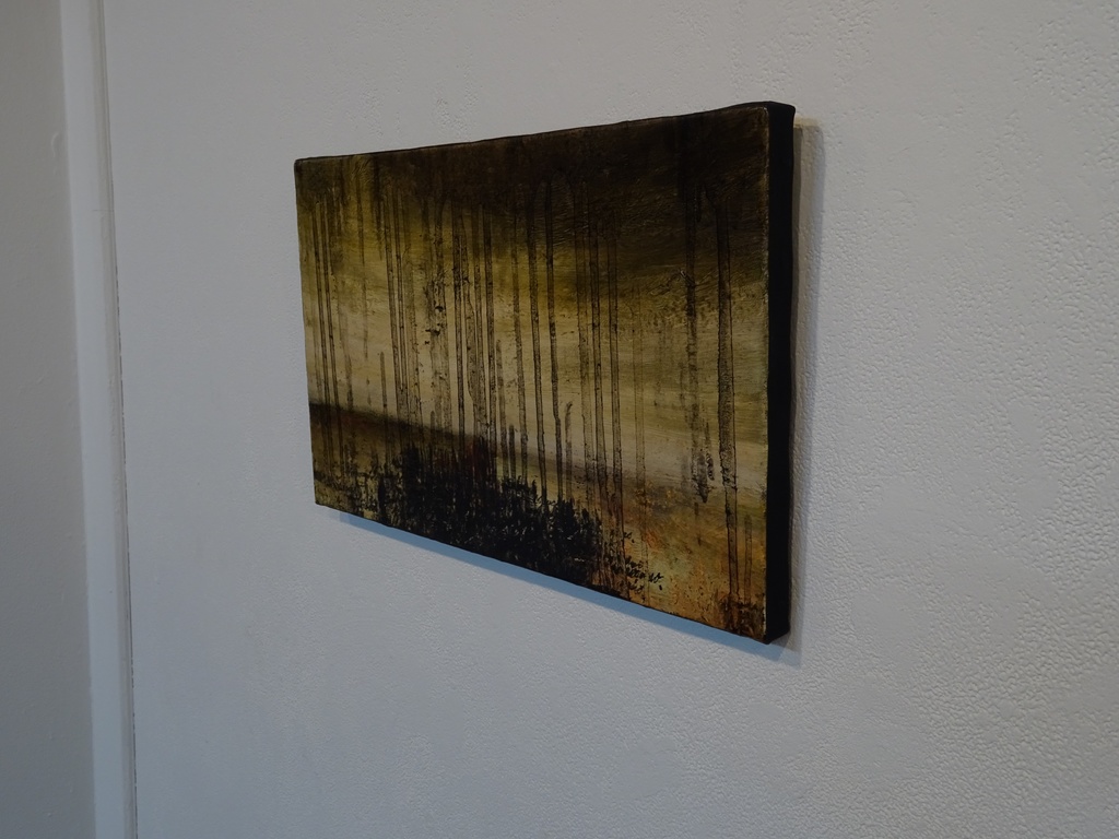 油彩画 原画「音の無い反抗」