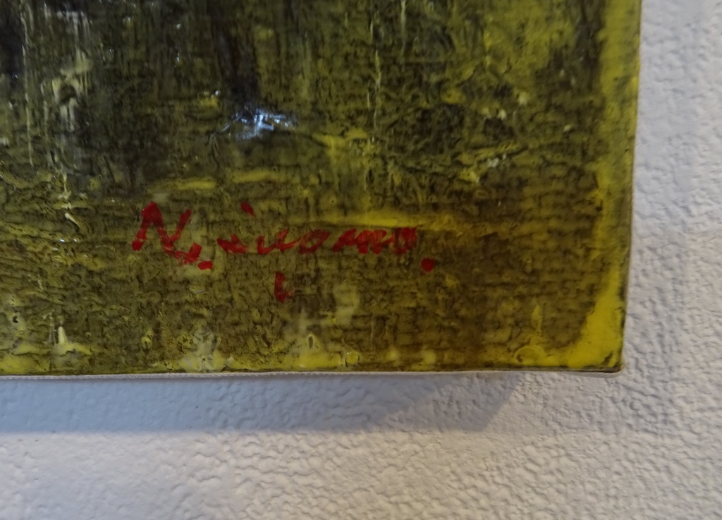 油彩画 原画「カースト」