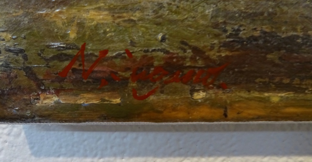 油彩画 原画「ミサイル」