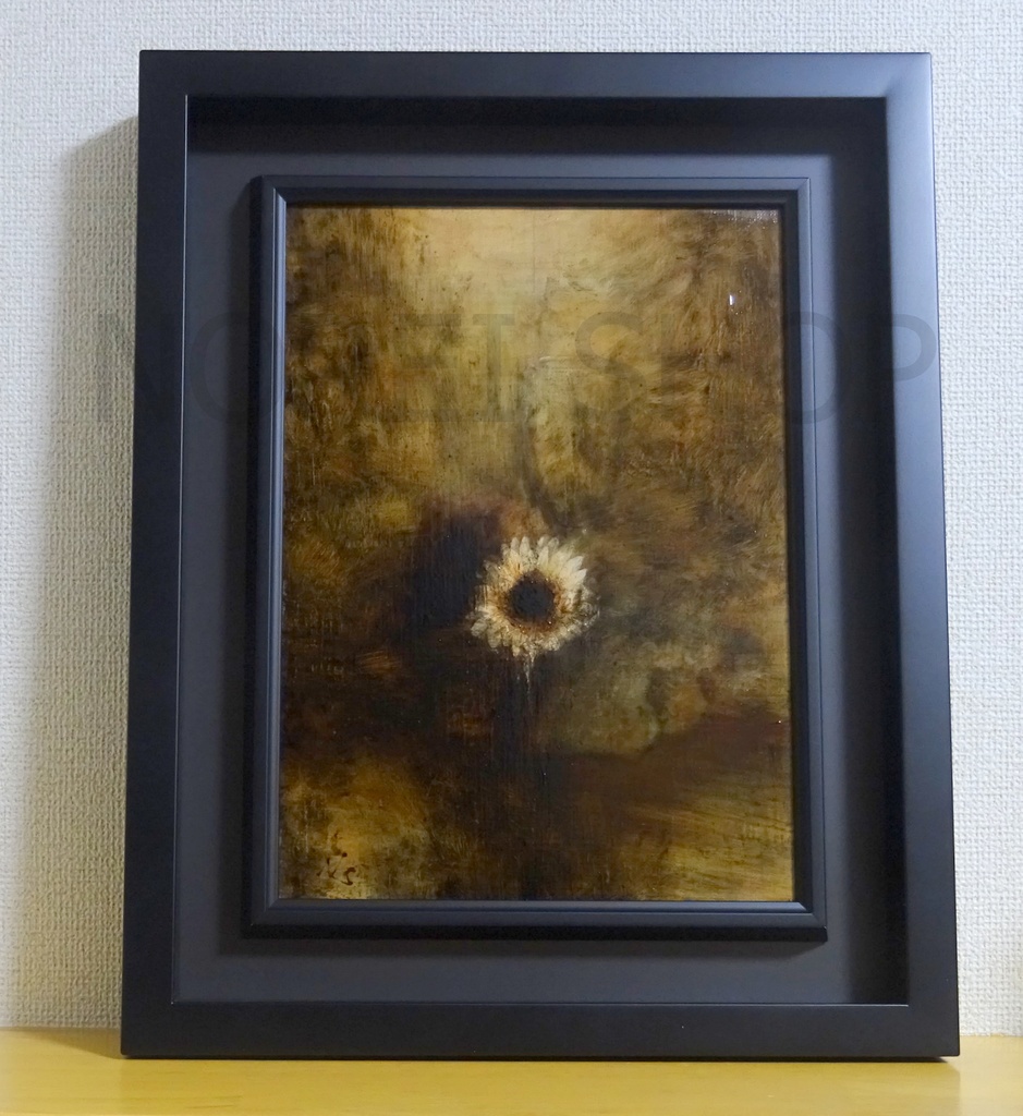 額付☆油彩画 原画「僕達は上手くいかない」