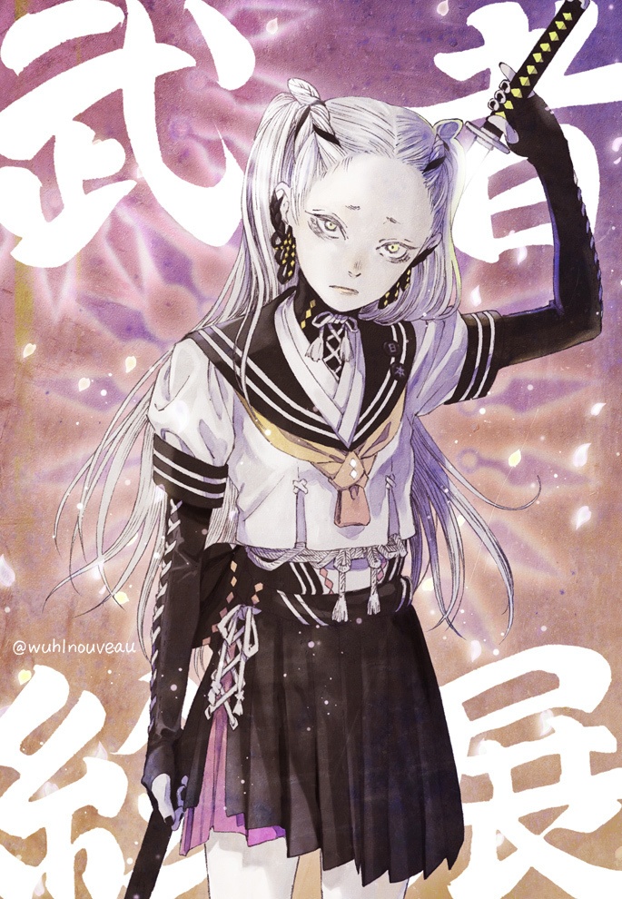 武者絵2017 Tシャツ 白