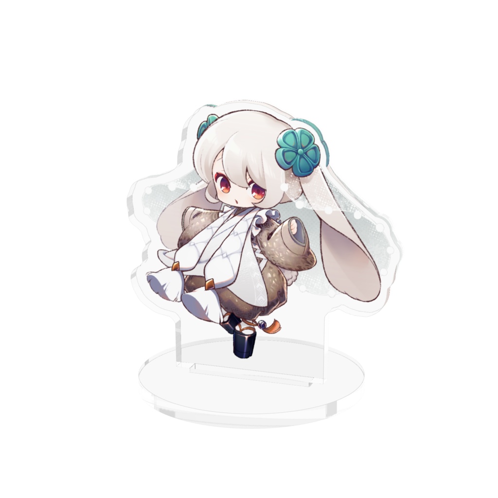 しろうさぎ アクリルフィギュア 70x70mm