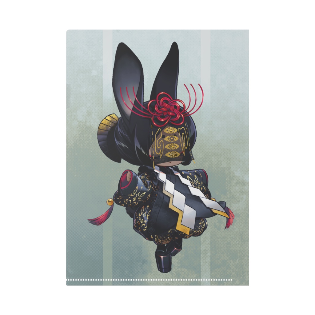 しろうさぎ&くろうさぎ クリアファイル A4