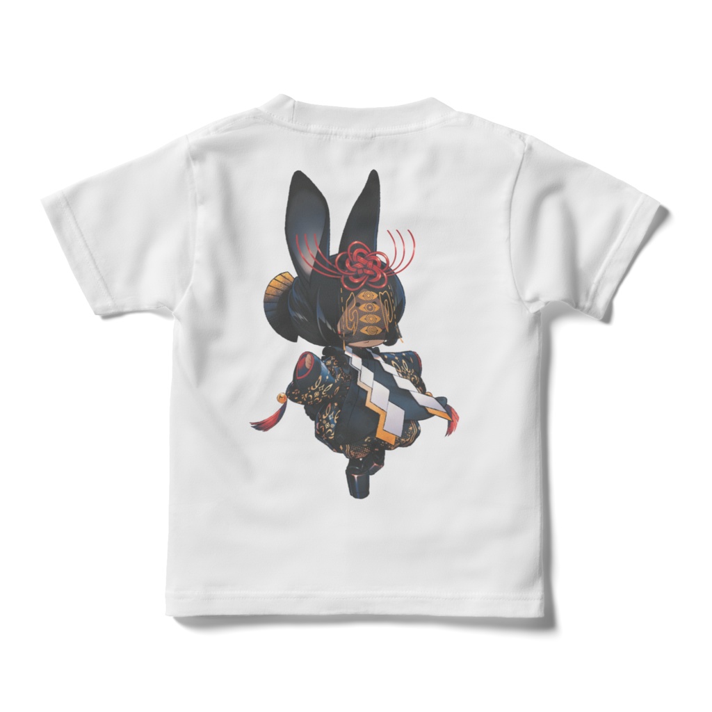 しろうさぎ&くろうさぎ キッズTシャツ