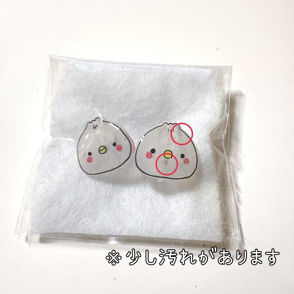 ゆるかわハンドメイドイヤリング