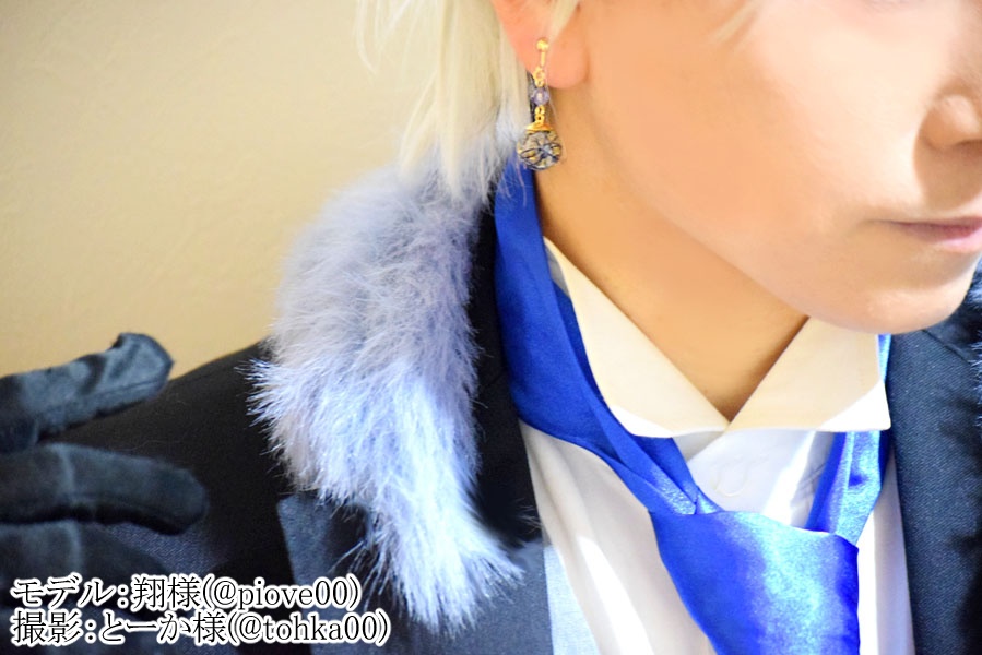 刀剣男士の糸結び耳飾り(ピアス)