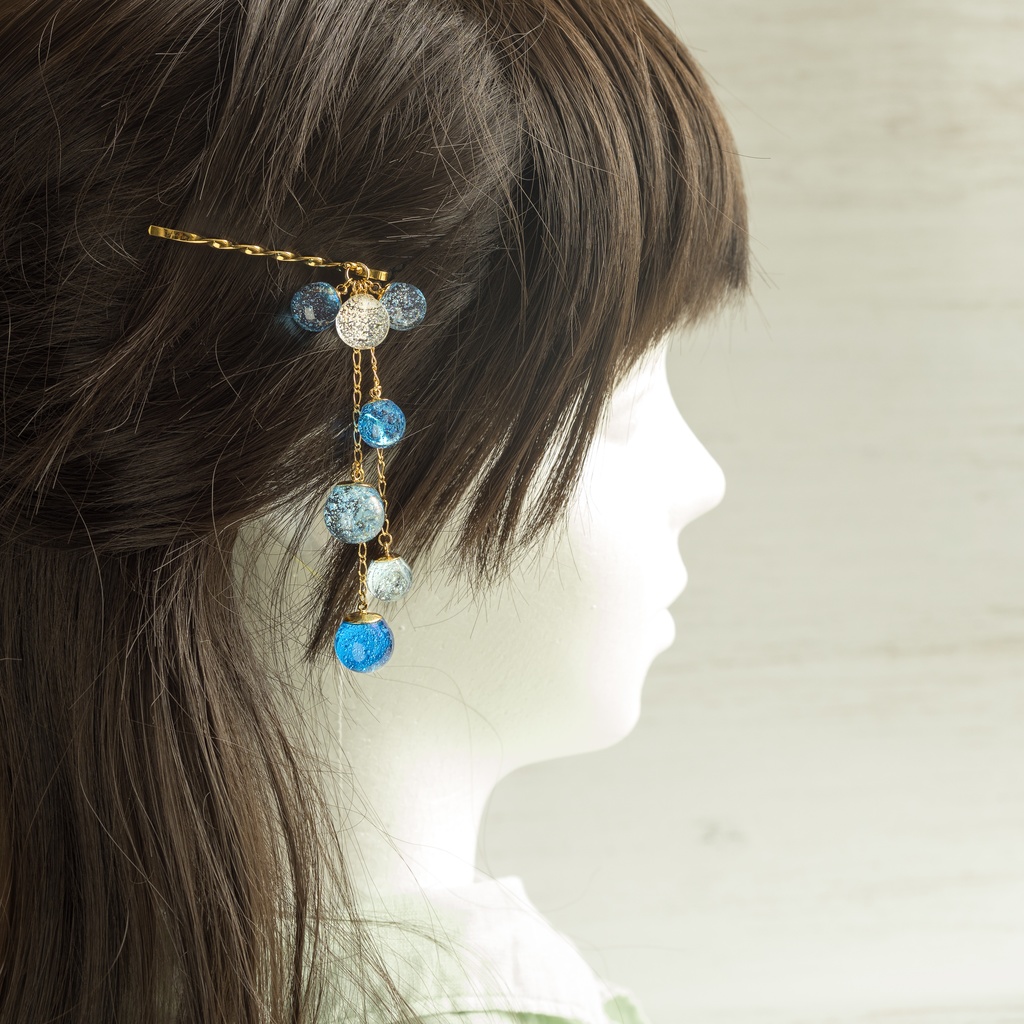 泡泡煌録玉のヘアピン