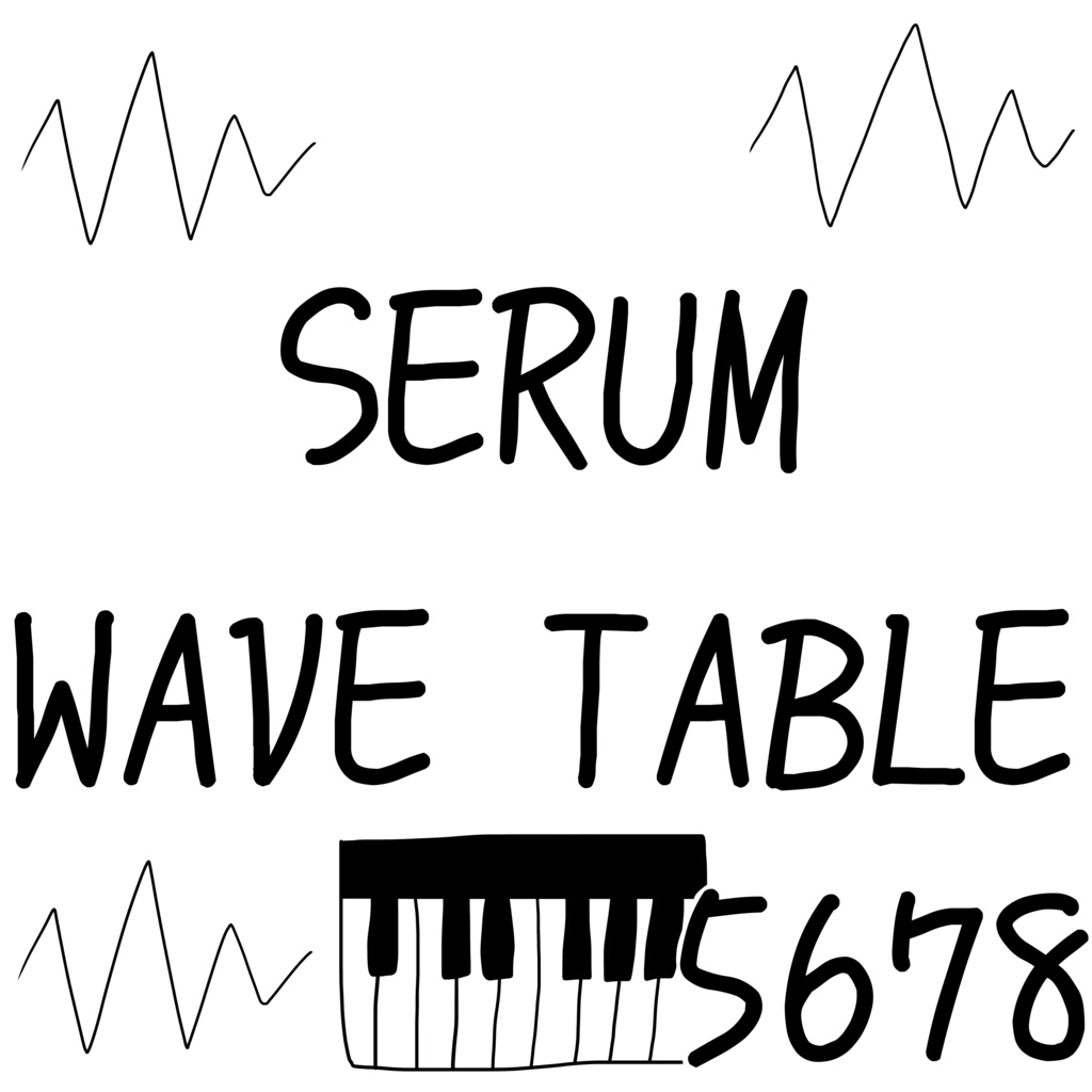 WAVE TABLES FOR SERUM 5678