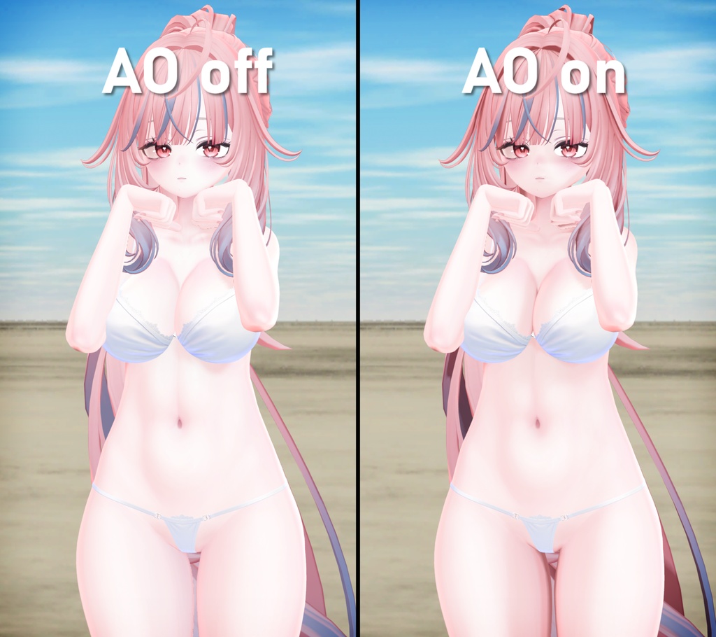 Baked Ambient Occlusion 【Body+Head】