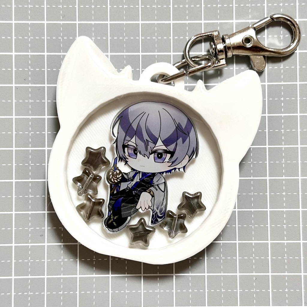 【にじさんじ】小柳ロウシャカシャカキーホルダー