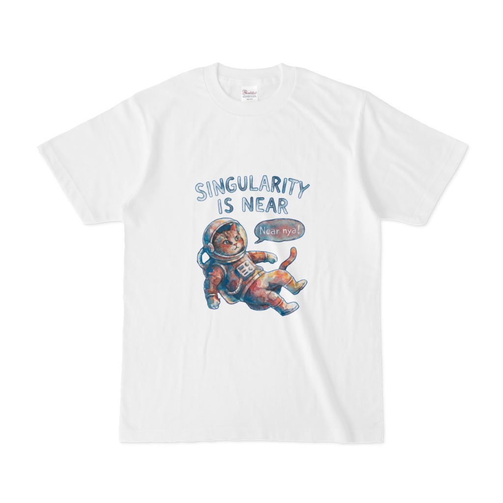 SINGULARITY CAT Tシャツ（WHITE)