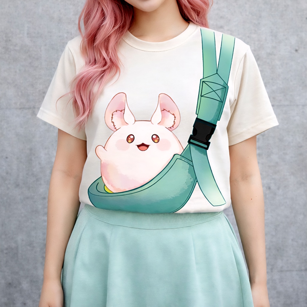 [TKDB] ピヵブーユニセックスTシャツ（ライト）