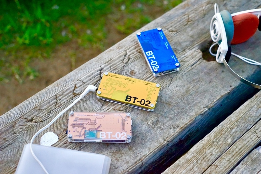 “BT-02(yellow)”ワイヤレスヘッドホンアンプ