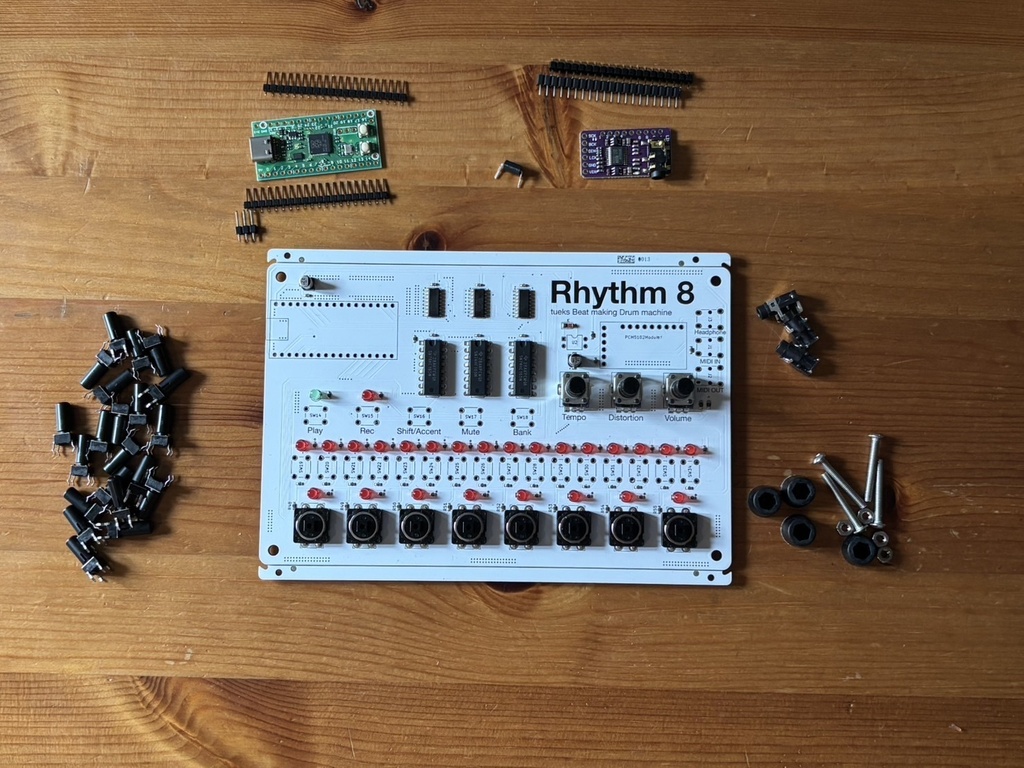 「Rhythm 8 キット版」ドラムマシン組み立てキット