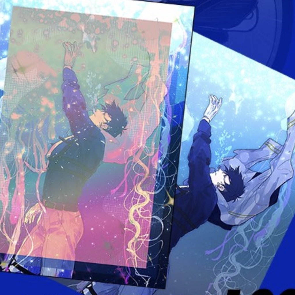 沈みゆく二筋樋と海月