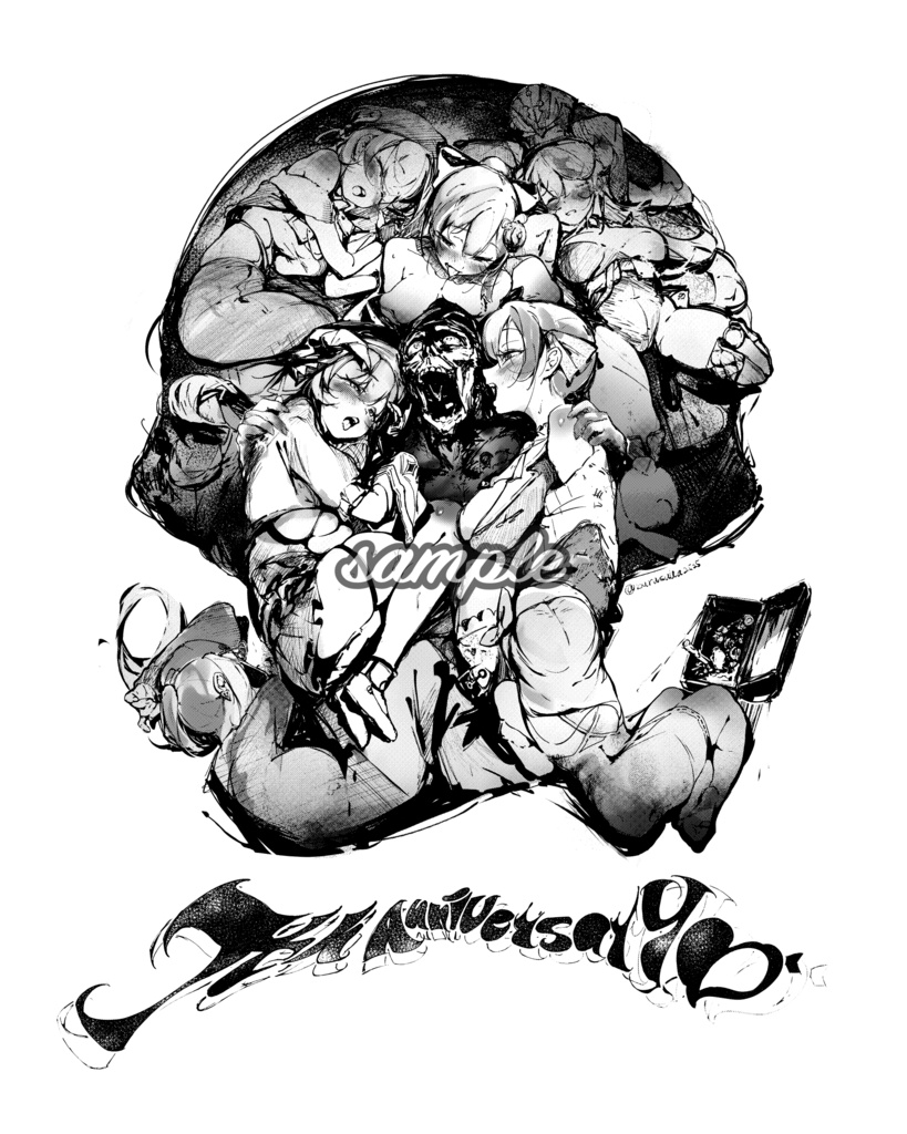 【非公式】宝鐘マリン 7th Anniversary デザインTシャツ