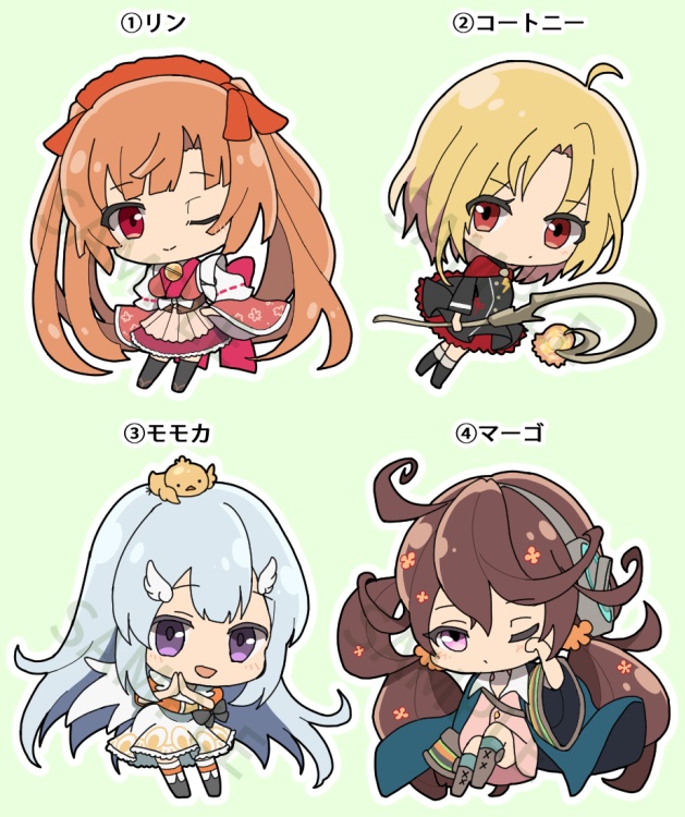 ミニ政霊アクリルストラップ②