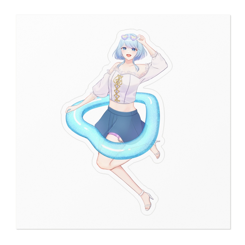 ステッカー 睦月みゅげ 夏やで⭐︎水着ver