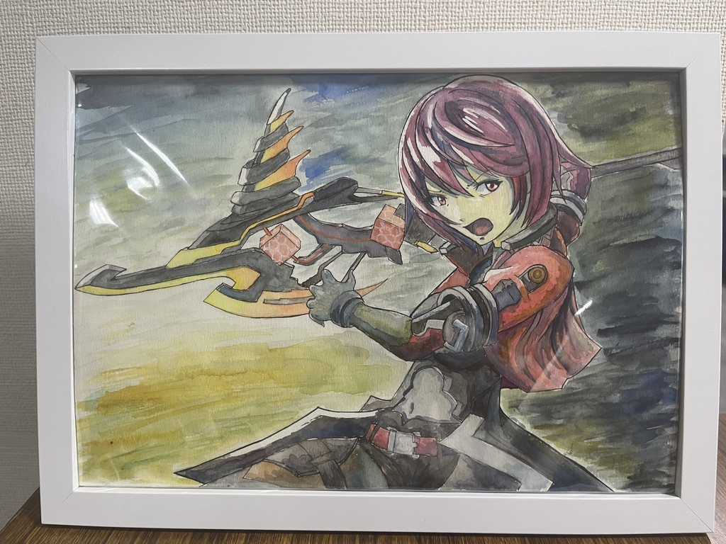 手塚咲 A4水彩画