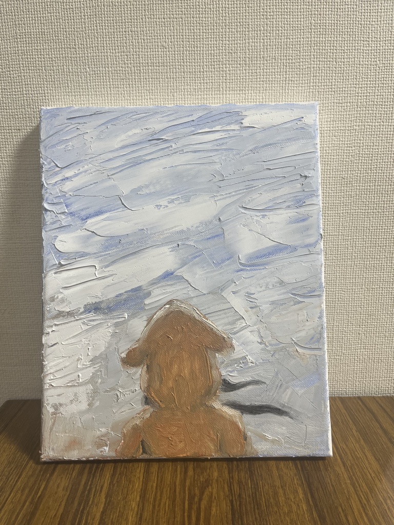 たそがれかれりん 油絵