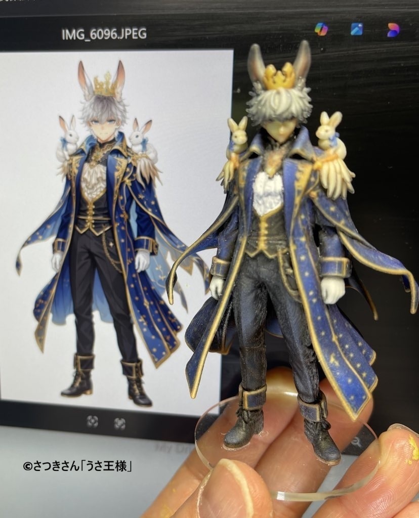 「うちの子立体化プロジェクト」AIイラストから直接立体物製造支援!