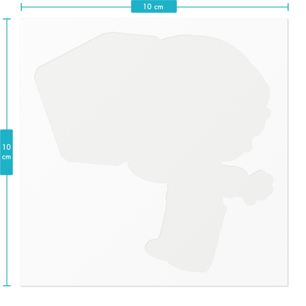 1st official goods『ダイス投げ川犬 ステッカー』