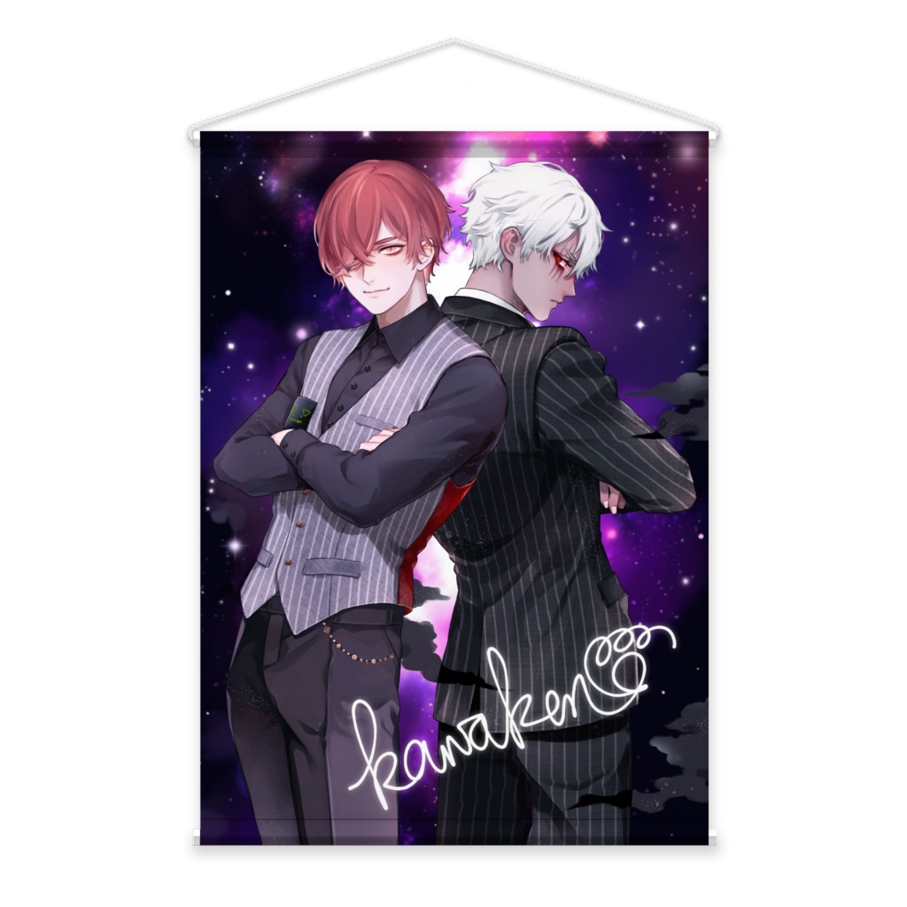1st official goods『川犬&ルルハリル スペシャルタペストリー』
