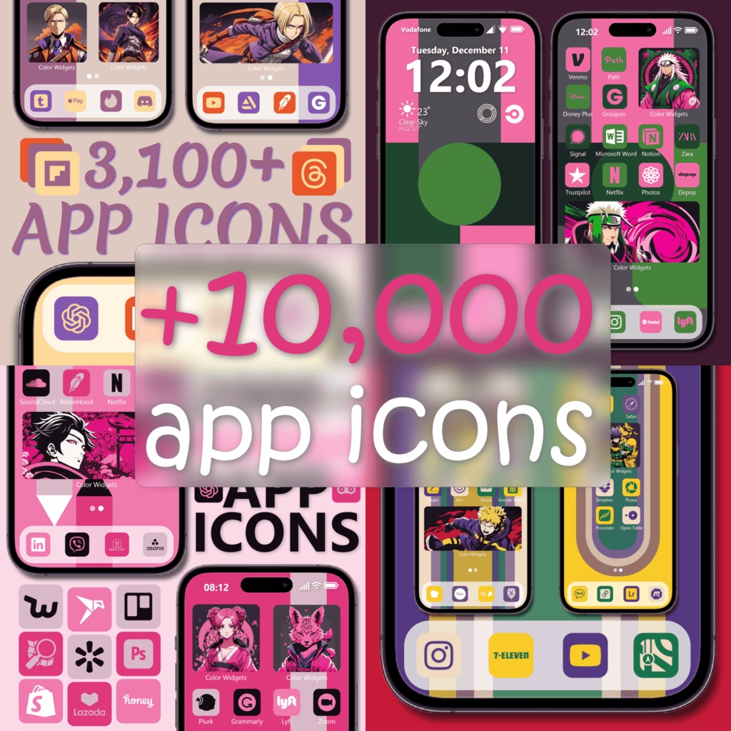 10,000个漫画应用程序图标