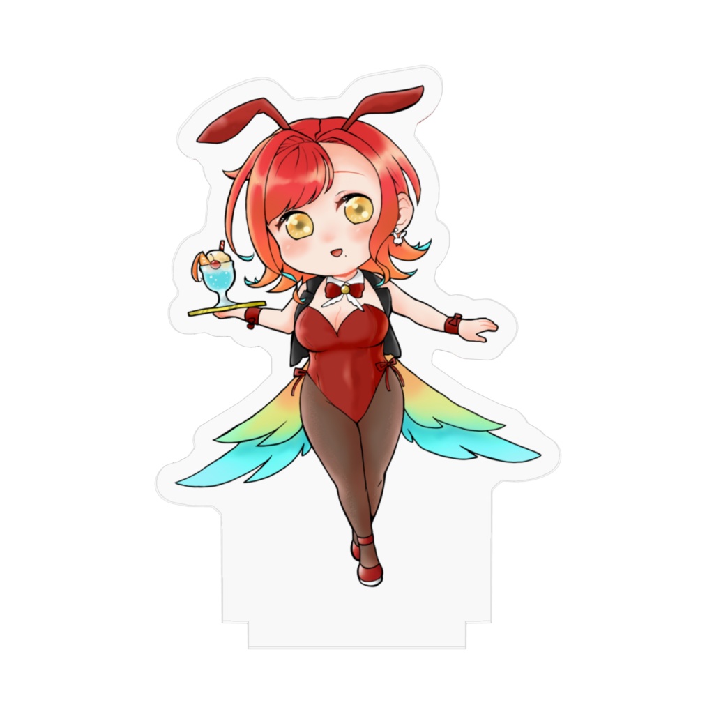 【Vtuber】羽飛ゐづな_アクリルスタンド_70mm(ばにゐづなちゃんVer.)