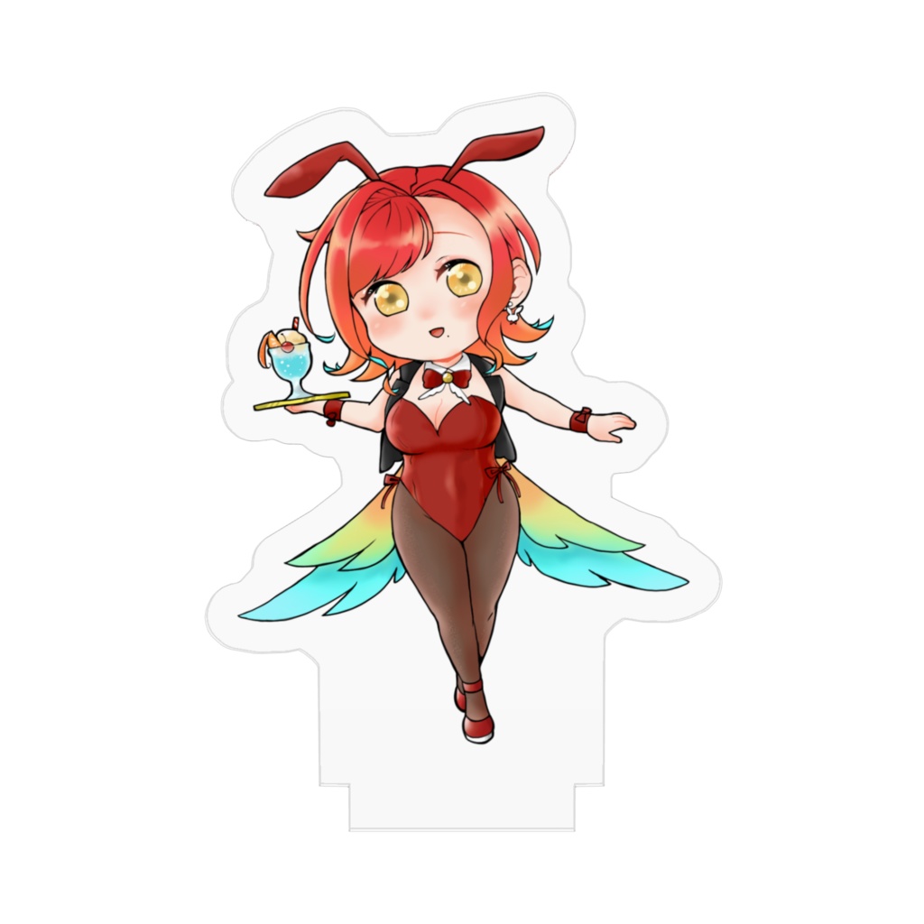 【Vtuber】羽飛ゐづな_アクリルスタンド_50mm(ばにゐづなちゃんVer.)