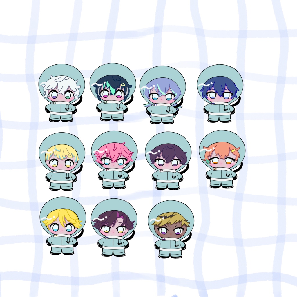 【非公式】宇宙飛行士ヒーローズ　ミニアクスタ