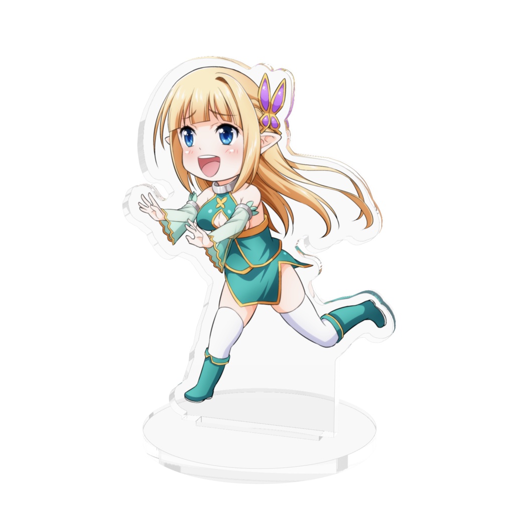変態エルフのアクリルフィギュア