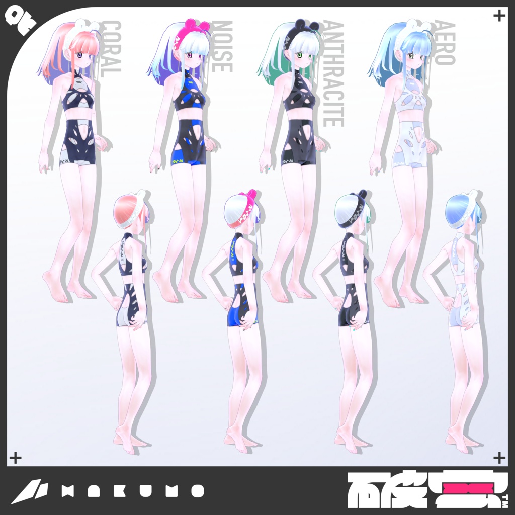 破雲 #HAKUMO3D / オリジナル3Dモデル