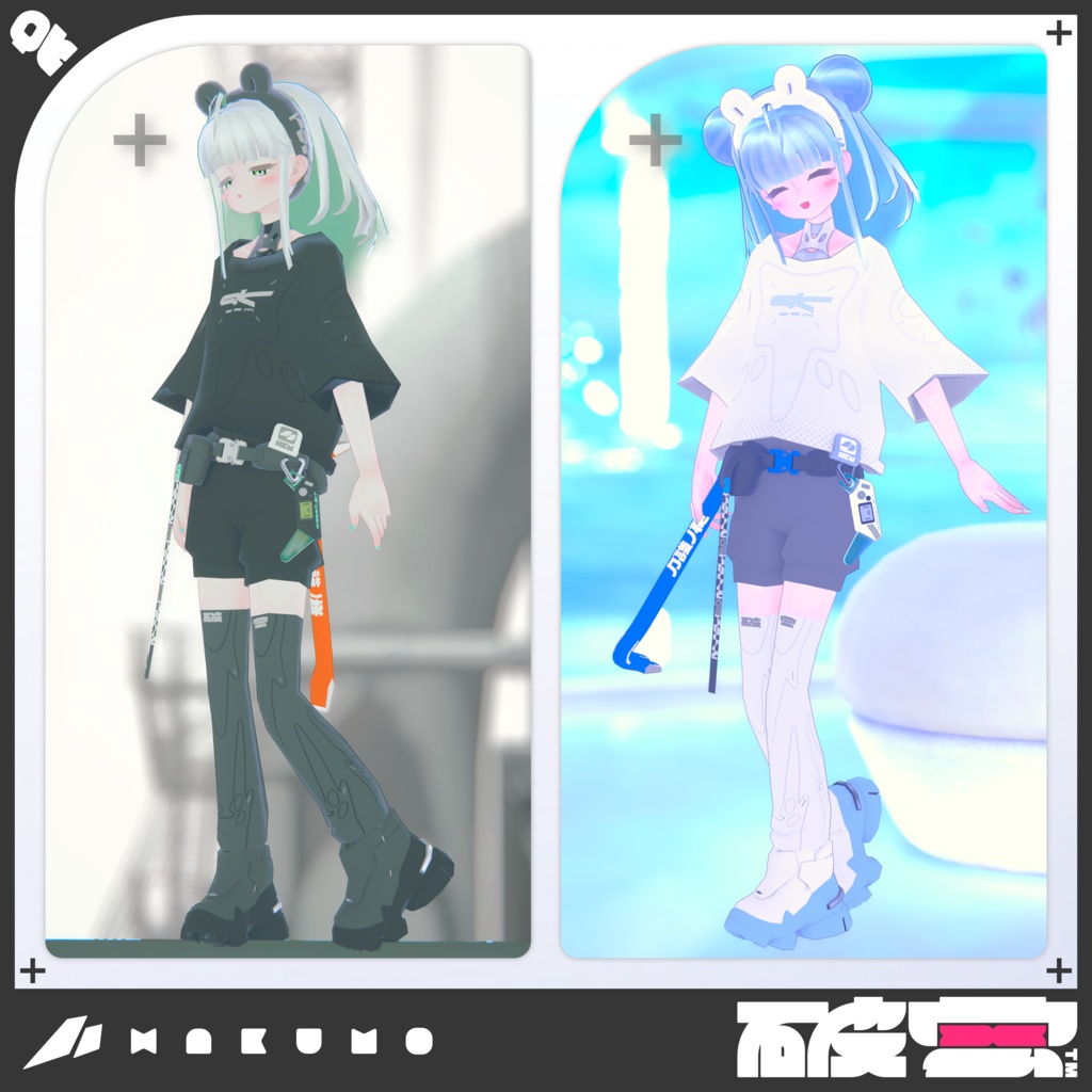 破雲 #HAKUMO3D / オリジナル3Dモデル