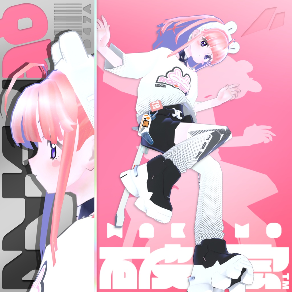 破雲 #HAKUMO3D / オリジナル3Dモデル