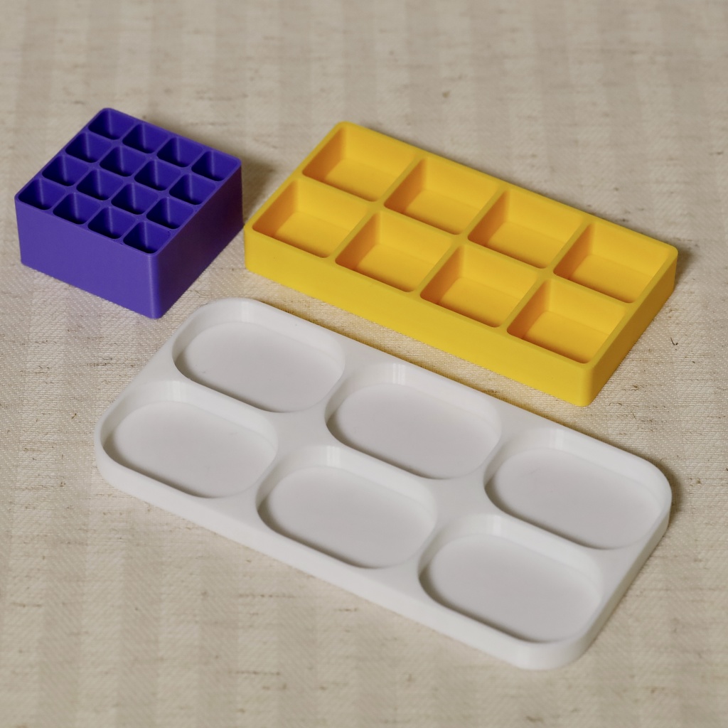 【無料】仕切りつき収納容器ジェネレータ(Blender ジオメトリノード)