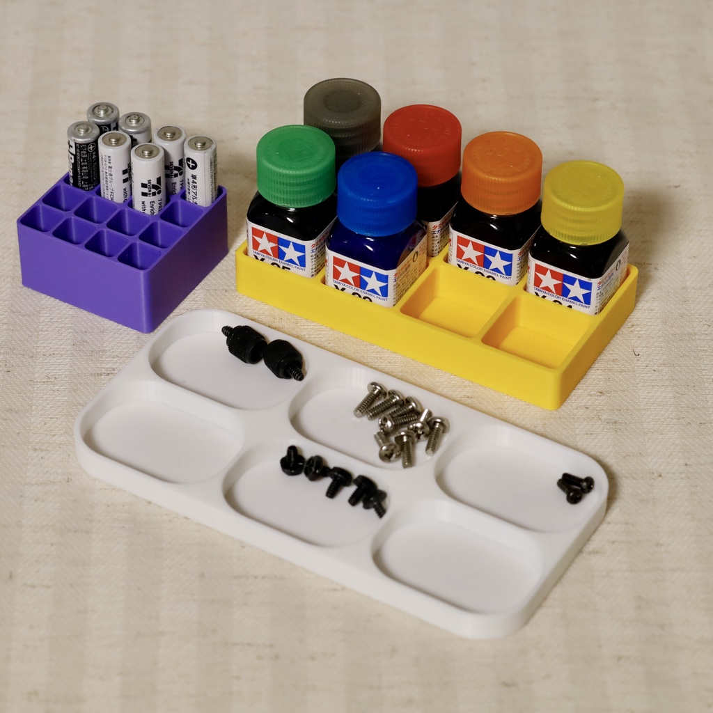 【無料】仕切りつき収納容器ジェネレータ(Blender ジオメトリノード)