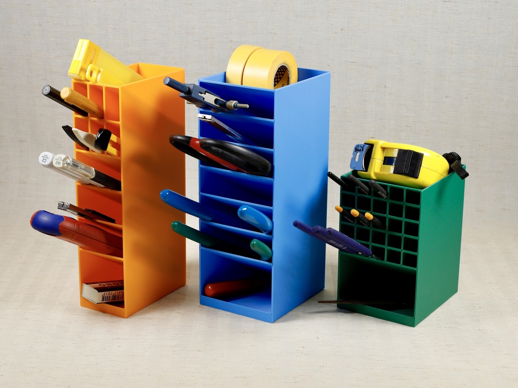 斜め挿しペン・ツールホルダージェネレーター（Blenderジオメトリノード）