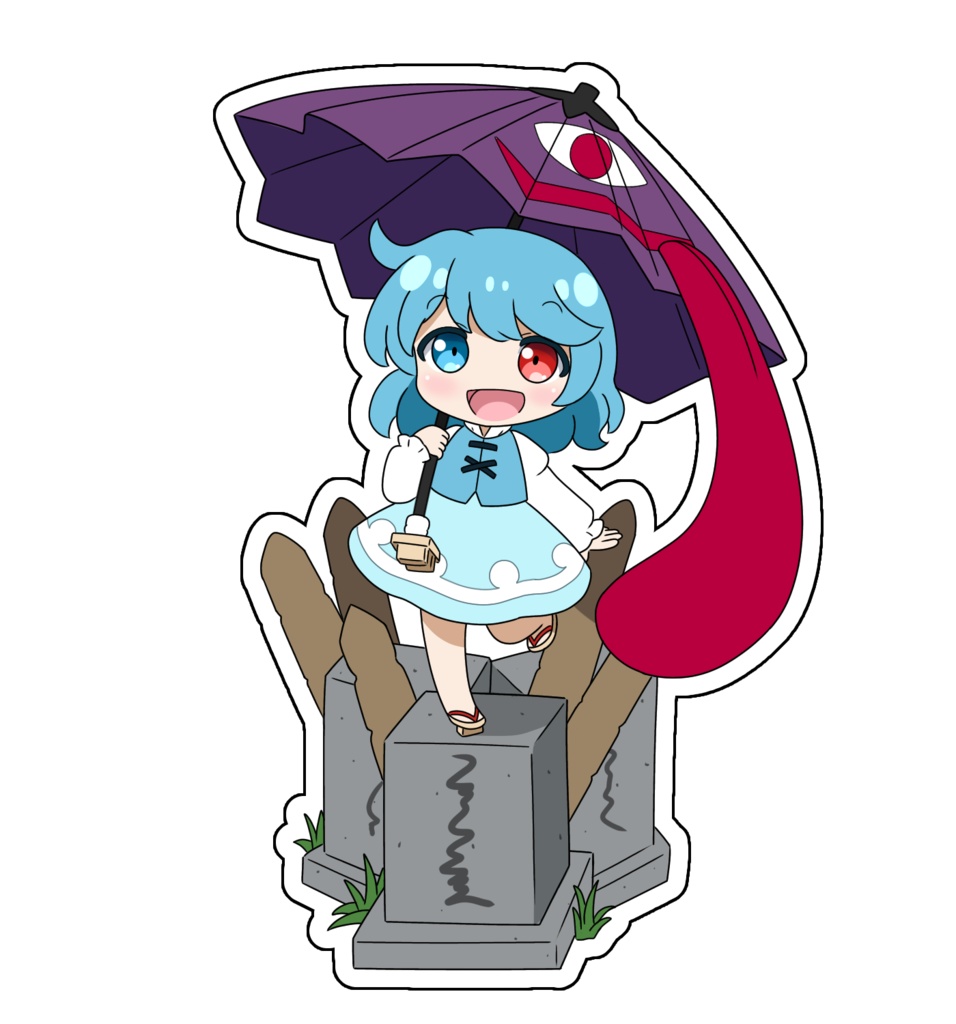 キャラクターグッズセット アクリルスタンド・ぬいぐるみ・傘 小傘ちゃんアクリルスタンド - rizleting - BOOTH
