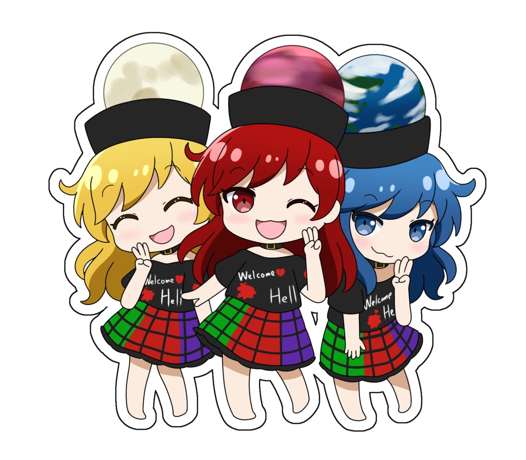 トリプルヘカーティアアクリルスタンド