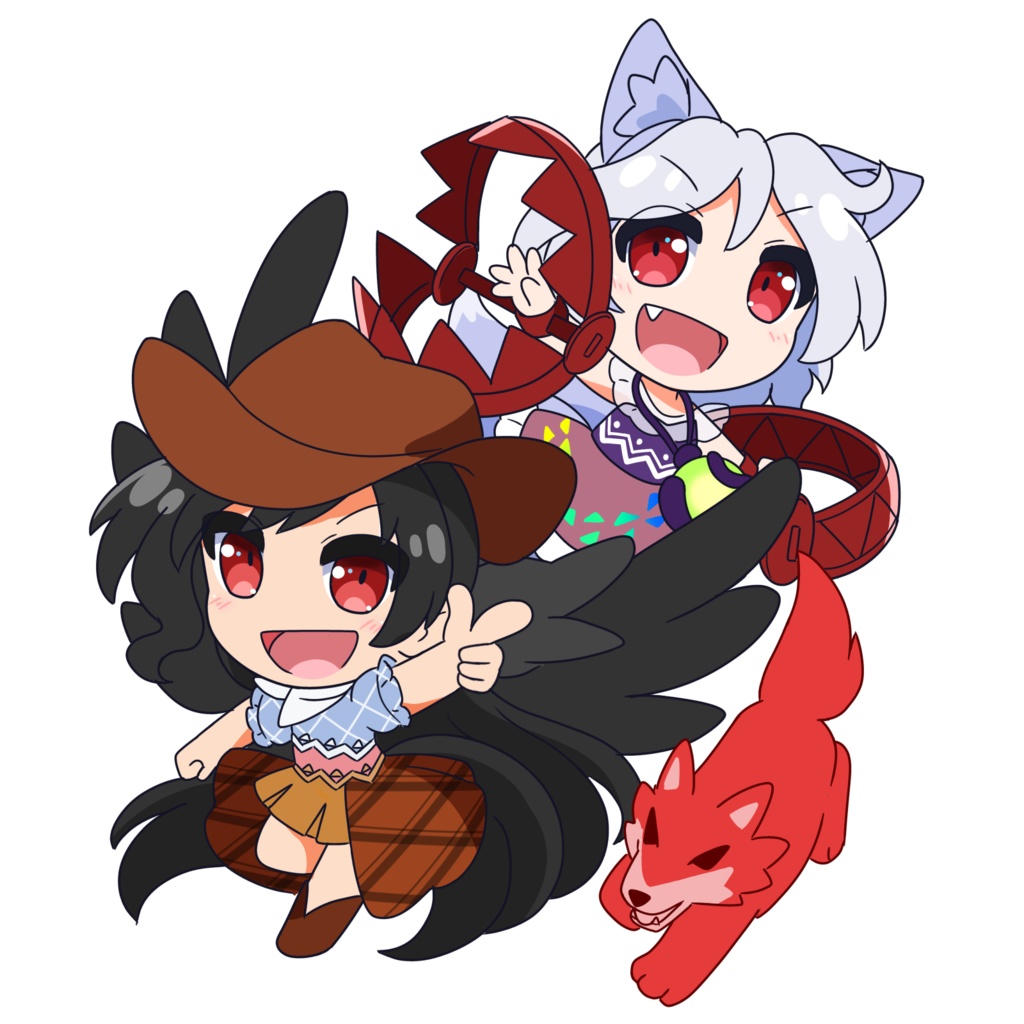 頸牙組アクキー