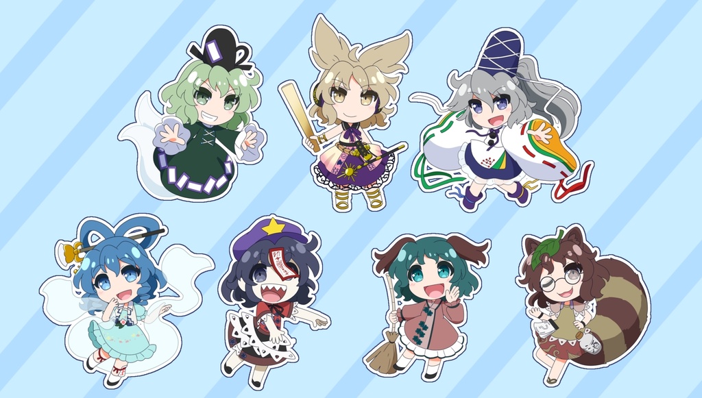 神霊廟キャラステッカーセット