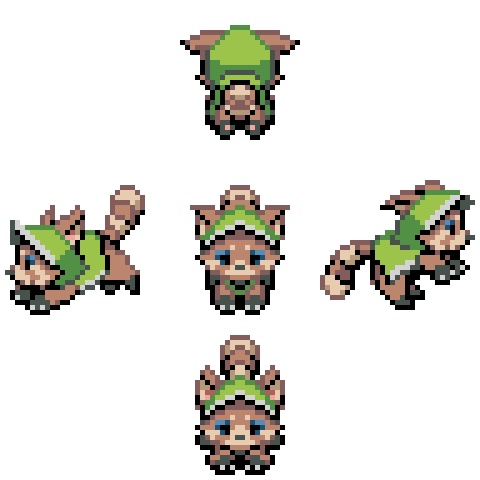 【pictSQUARE用】レッサべアバター（初期/R衣装）