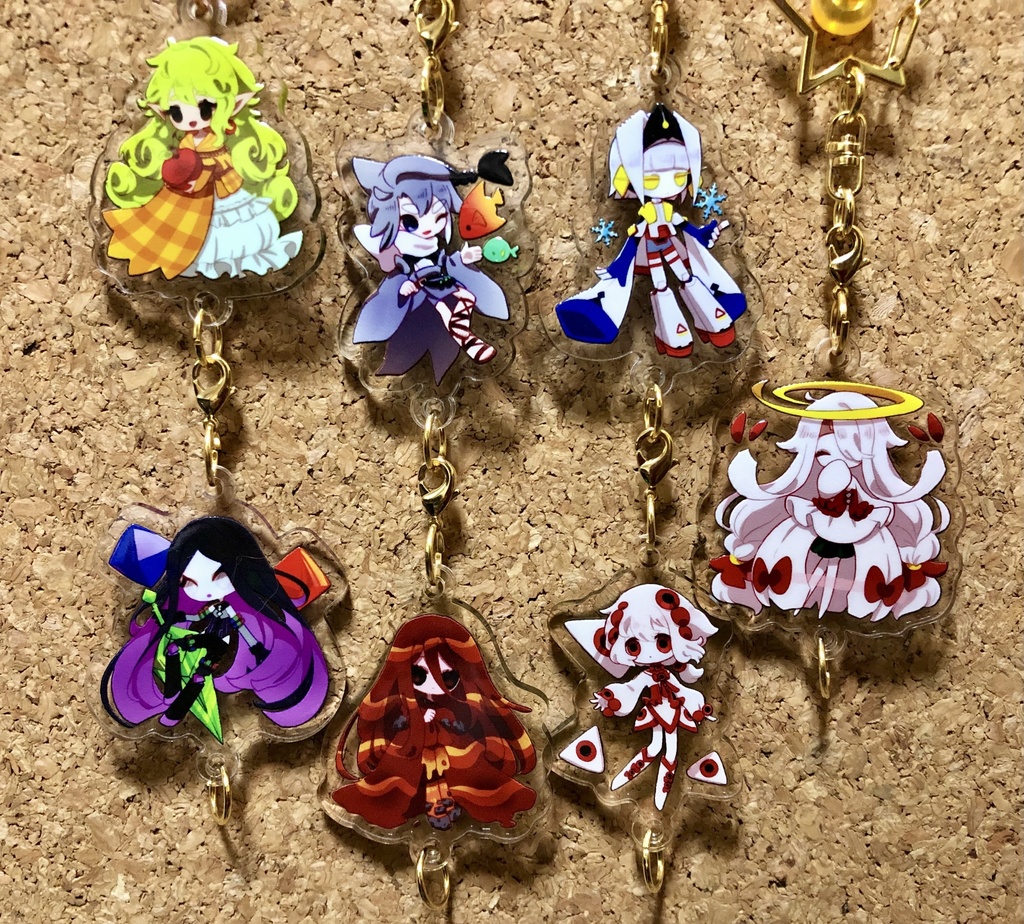 【擬カビ】64ボスつながるアクキー(単体)