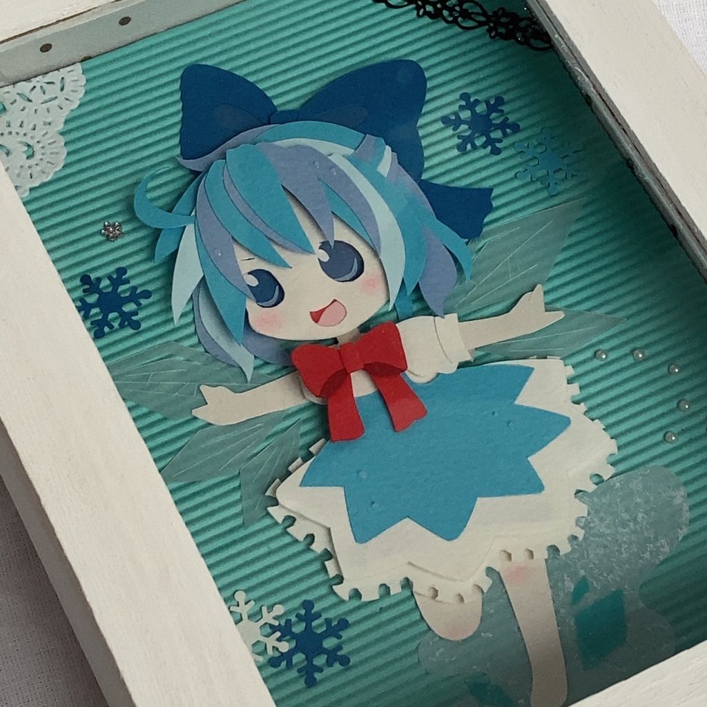 【原画】東方Project チルノ 切り絵