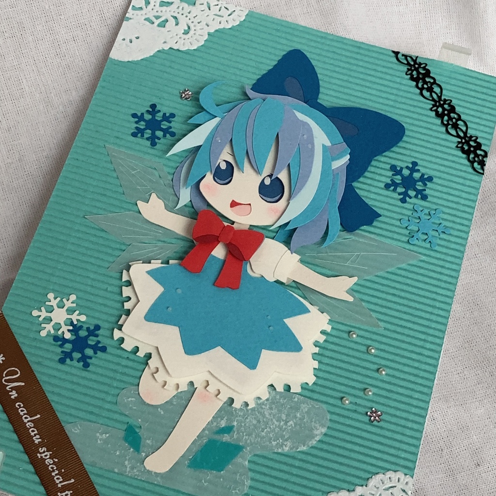 【原画】東方Project チルノ 切り絵