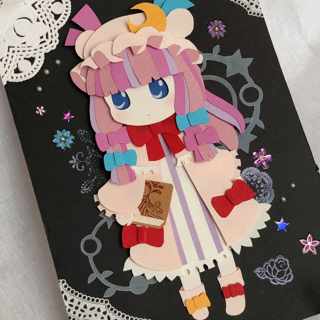 【原画】東方Project パチュリー 切り絵