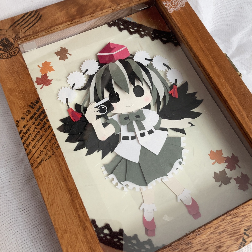 【原画】東方Project 射命丸 切り絵